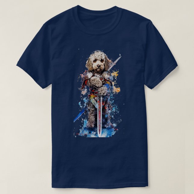 Camiseta Poodle Poderoso (Frente do Design)