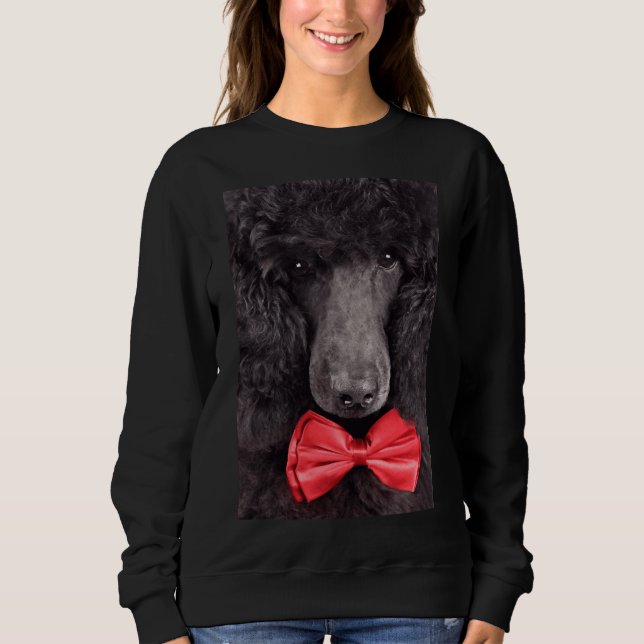 Camiseta Poodle Preto Longo (Frente)