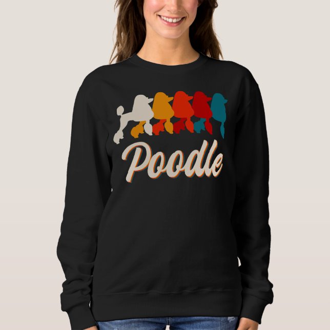 Camiseta Poodle Retro Poodle Dog Lover (Frente)