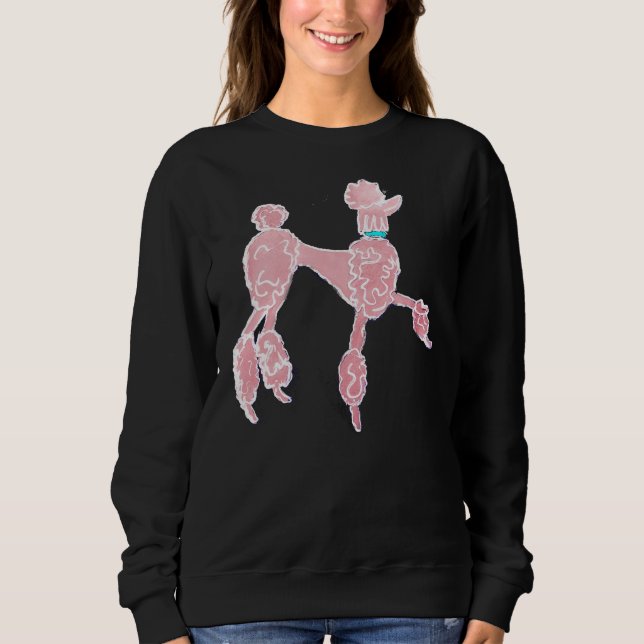 Camiseta Poodle Rosa (Frente)