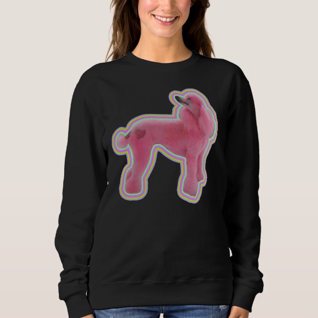 Camiseta Poodle Rosa (Frente)