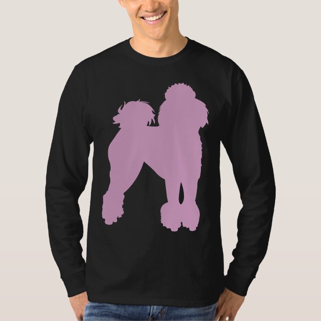 Camiseta Poodle Rosa (Frente)
