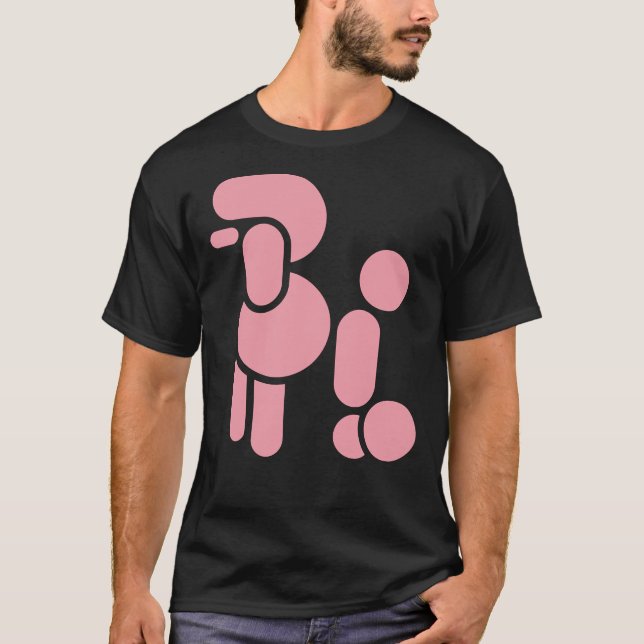 Camiseta Poodle Rosa Essencial (Frente)