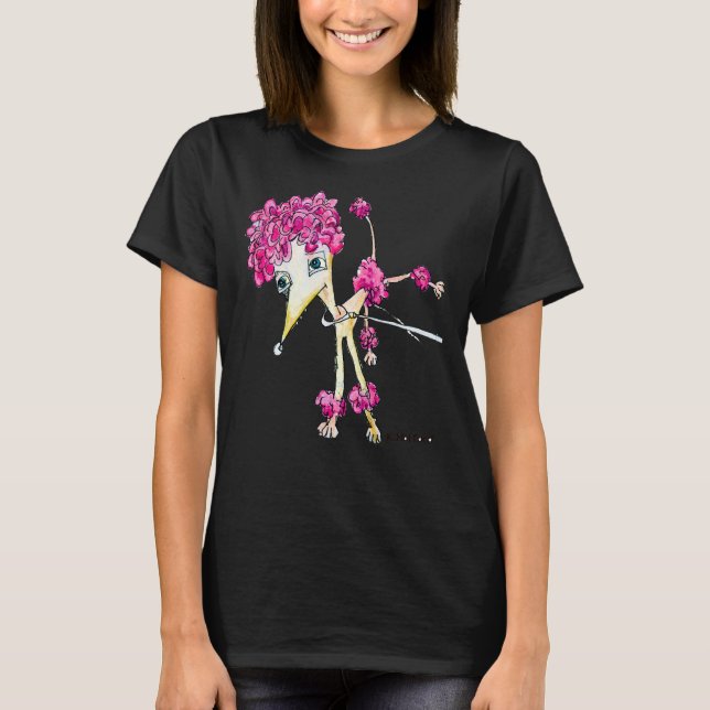Camiseta Poodle Rosa Essencial (Frente)