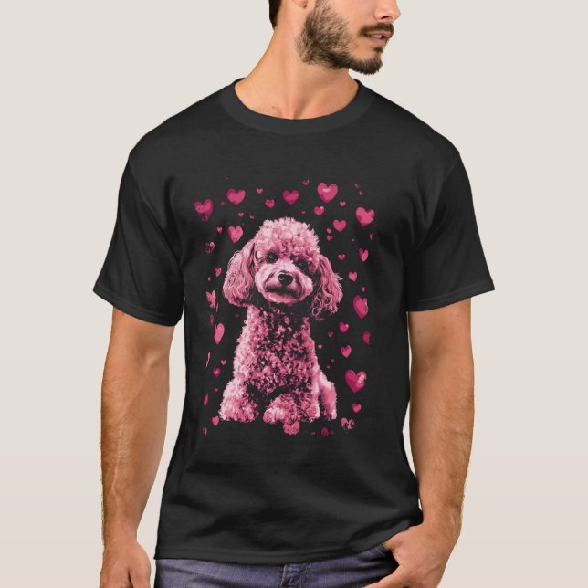 Camiseta Poodle Rosa Fofo (Frente)