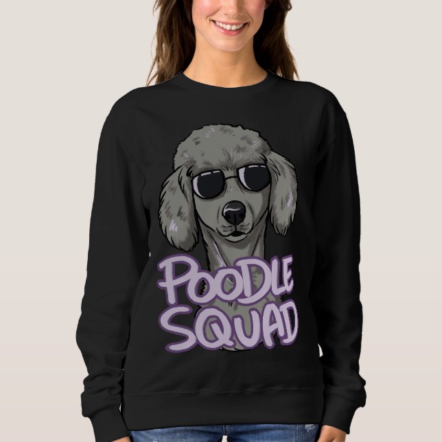 Camiseta Poodle Squad Silver (Frente)