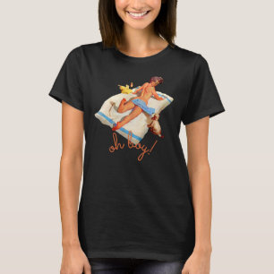 Camiseta Poodle teacup de cão retrógrado 50 s melhor para o