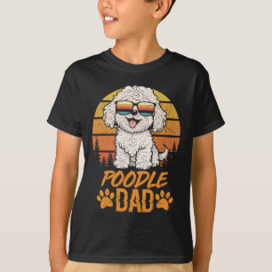 Camiseta Poodle Toy Branco Vintage Legal Papai Dia dos Pais