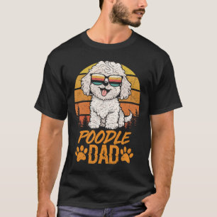Camiseta Poodle Toy Branco Vintage Legal Papai Dia dos Pais