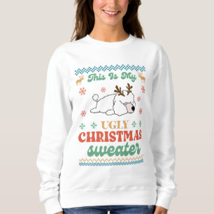 Camiseta Poodle Ugly Christmas Sweater