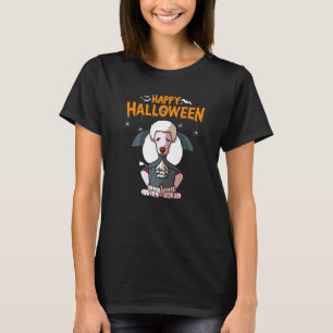 Camiseta Poodle Vampire Costume Dog Halloween