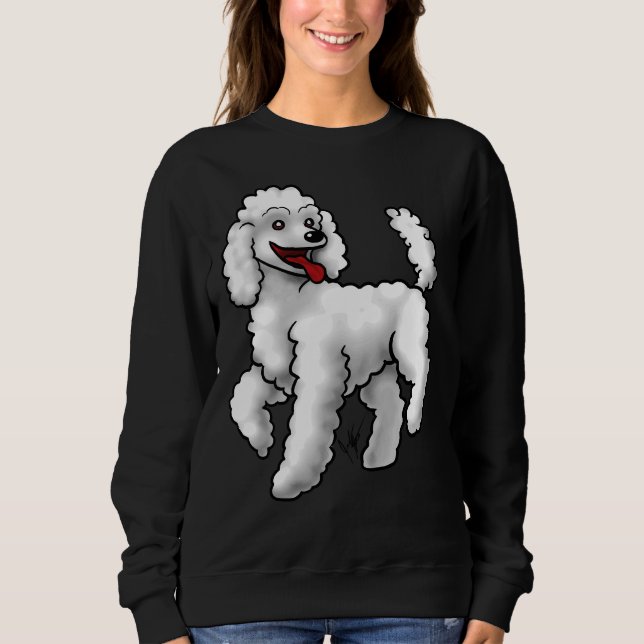 Camiseta Poodle White (Frente)