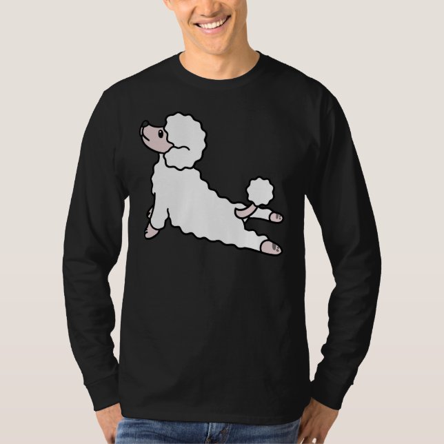 Camiseta Poodle Yoga (Frente)