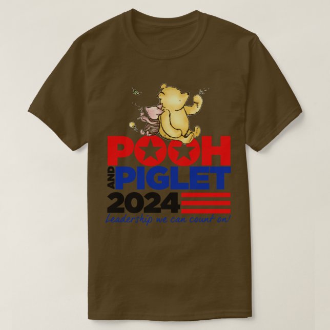 Camiseta Pooh e Piglet (Frente do Design)