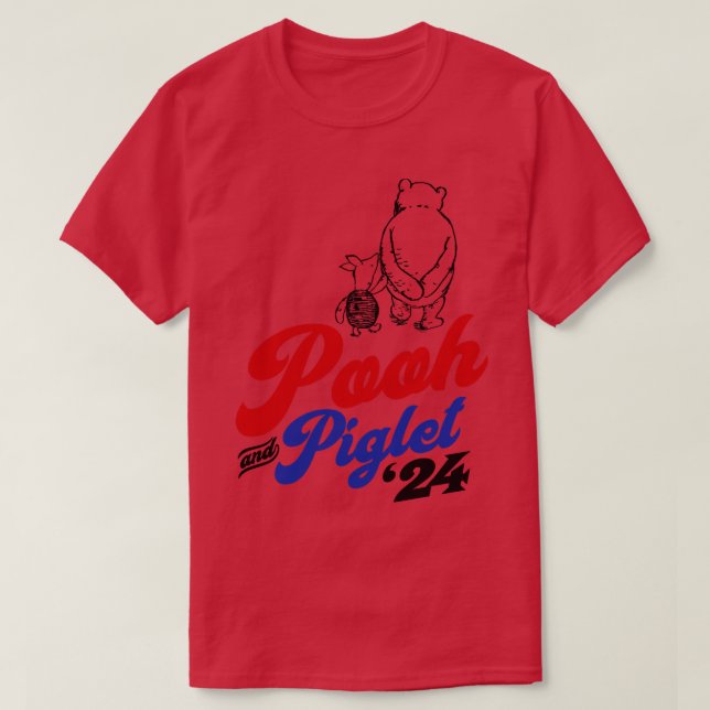 Camiseta Pooh e Piglet 2024 (Frente do Design)