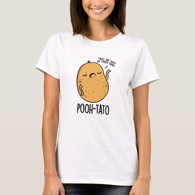 Camiseta Pooh-tato Funny Potato Pun (Frente)