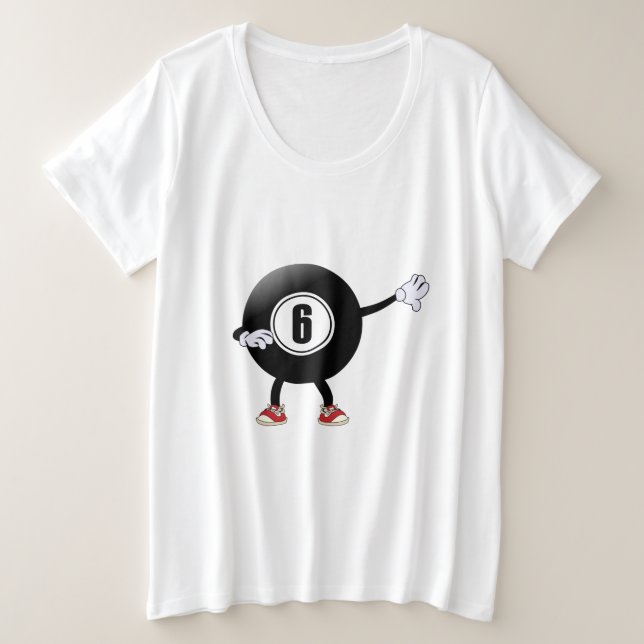 Camiseta Pool Billard Ball Dabbing Gift for Player Men (Frente do Design)