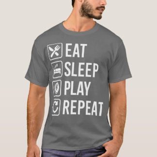 Camiseta Pool de Snooker BilliardComa Repetição de Sono