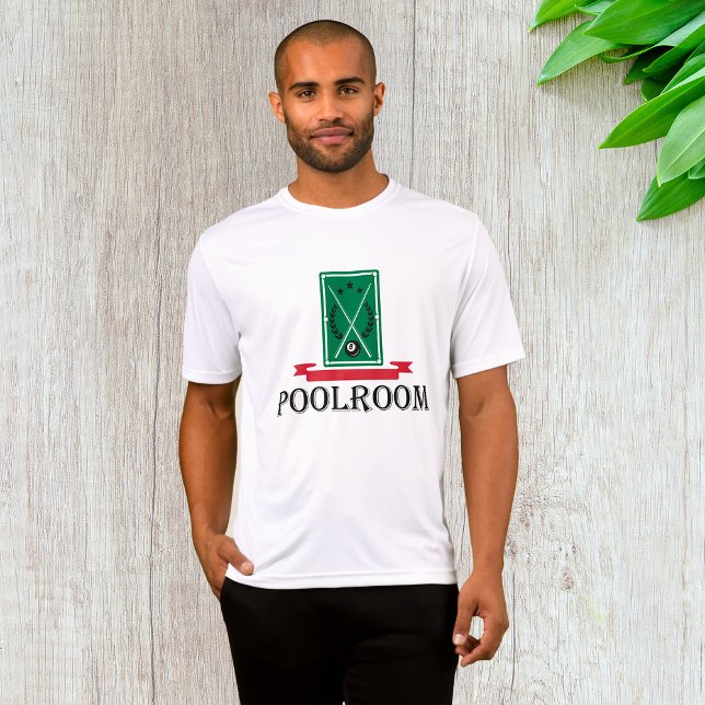 Camiseta Poolroom Billiards Classic 8 Ball (Criador carregado)