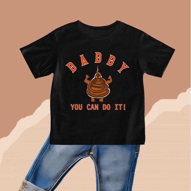 Camiseta Poop castanho engraçado (Criador carregado)