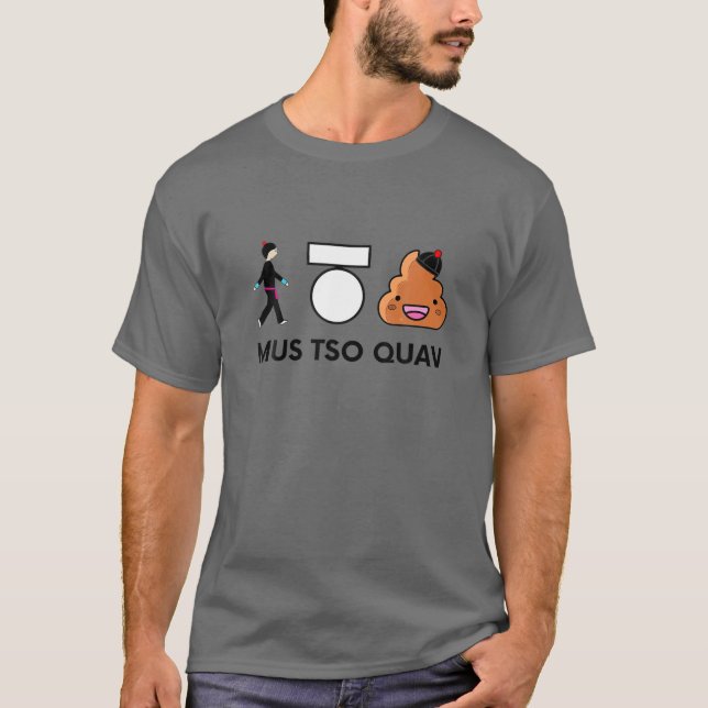 Camiseta Poop de Criação de Hmong Mus Tso Quav (Frente)