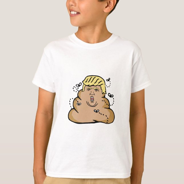 Camiseta poop donald trump (Frente)
