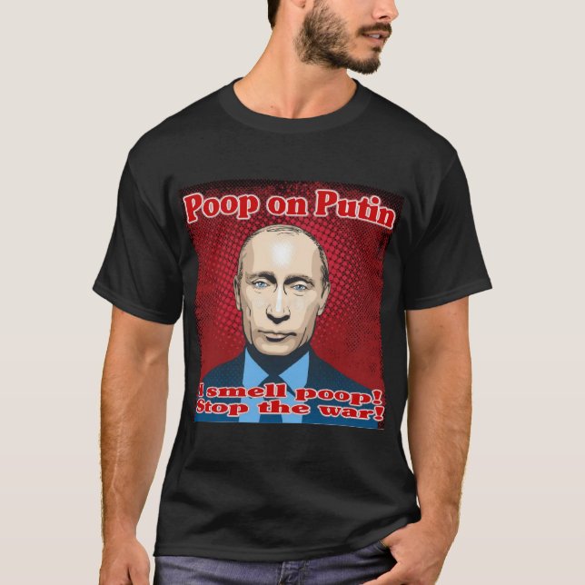 Camiseta Poop em Putin (Frente)