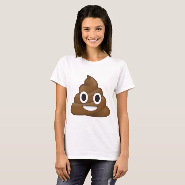 Camiseta Poop emoji (Frente Completa)