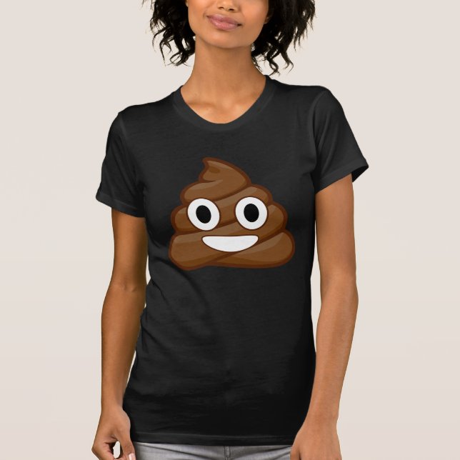 Camiseta poop emoji (Frente)