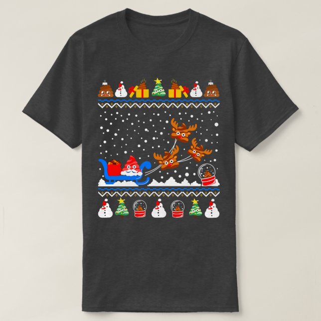 Camiseta Poop Emoji Sweater (Frente do Design)