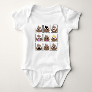 Camiseta Poop Muitos Rostos