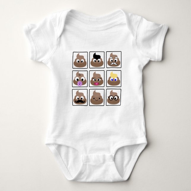 Camiseta Poop Muitos Rostos (Frente)