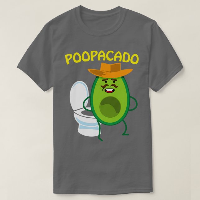 Camiseta Poopacado Naughn Pai Avocado (Frente do Design)