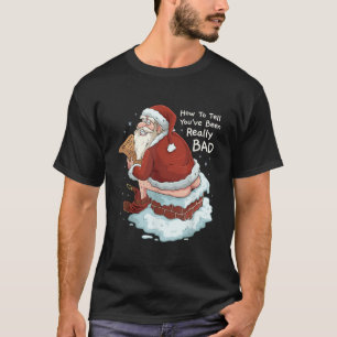 Camiseta Pooping Papais noeis Muito Ruins Lista de Doidos P