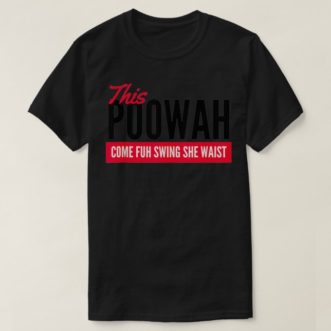 Camiseta POOWAH Chutney Lover e Dança  (Frente do Design)