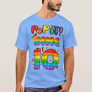 Camiseta Pop 10º Aniversário Rei 10 Anos