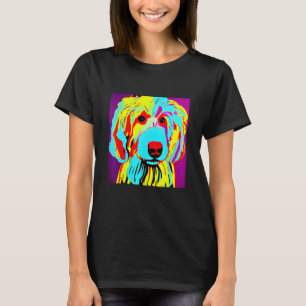 Camiseta Pop Antiga Diversão em Inglês de Sheepdog Belo Des