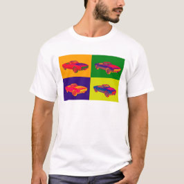Camiseta Pop art 1967 do Convertible de Chevy Camaro RS