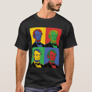 Camiseta Pop Art Abraham Lincoln