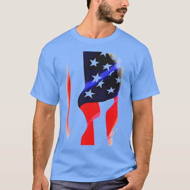 Camiseta POP Art americano (Frente)