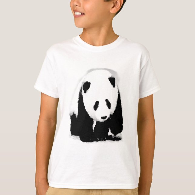 Camiseta Pop Art Baby Panda (Frente)