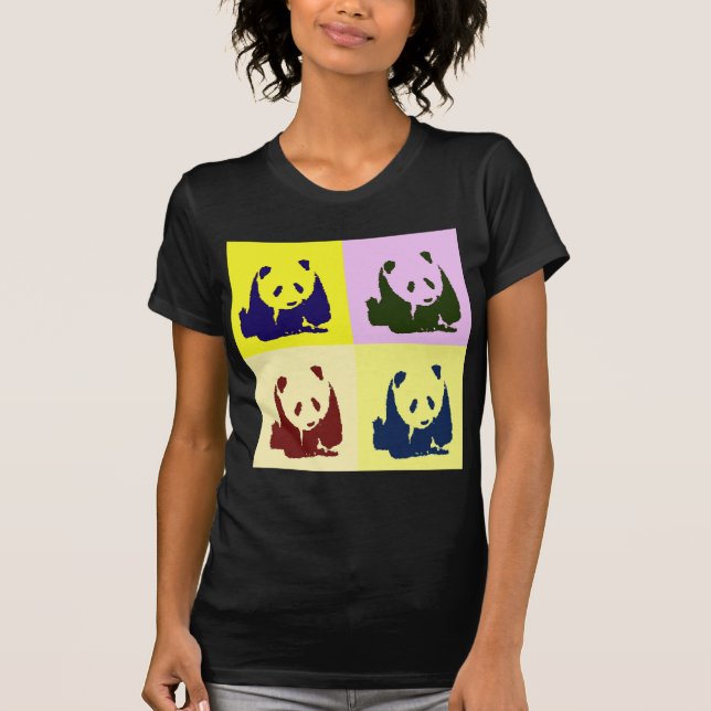 Camiseta Pop Art Baby Pandas (Frente)
