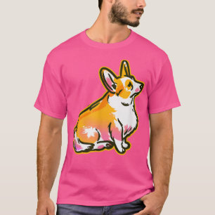 Camiseta Pop Art Corgi Proprietário do Cachorro Pembroke We