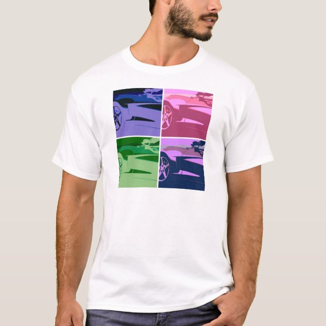 Camiseta Pop Art Corvetes (Frente)