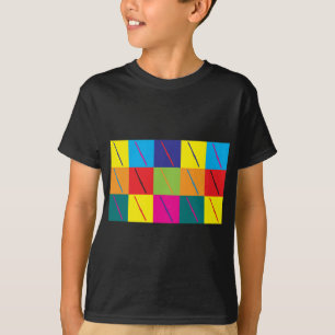 Camiseta Pop art da flauta