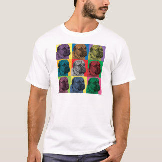 Camiseta Pop art de Bullmastiff