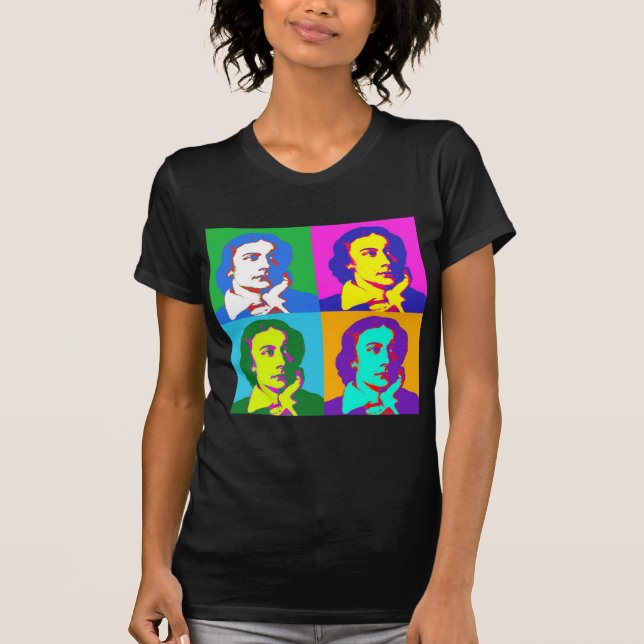 Camiseta Pop art de John Keats (Frente)