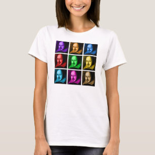 Camiseta Pop art de Shakespeare