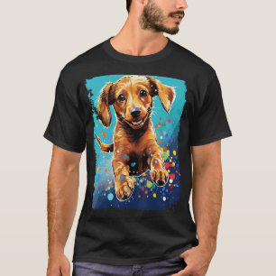 Camiseta Pop Art Dog Baby Dachshund
