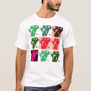 Camiseta Pop Art Elephants